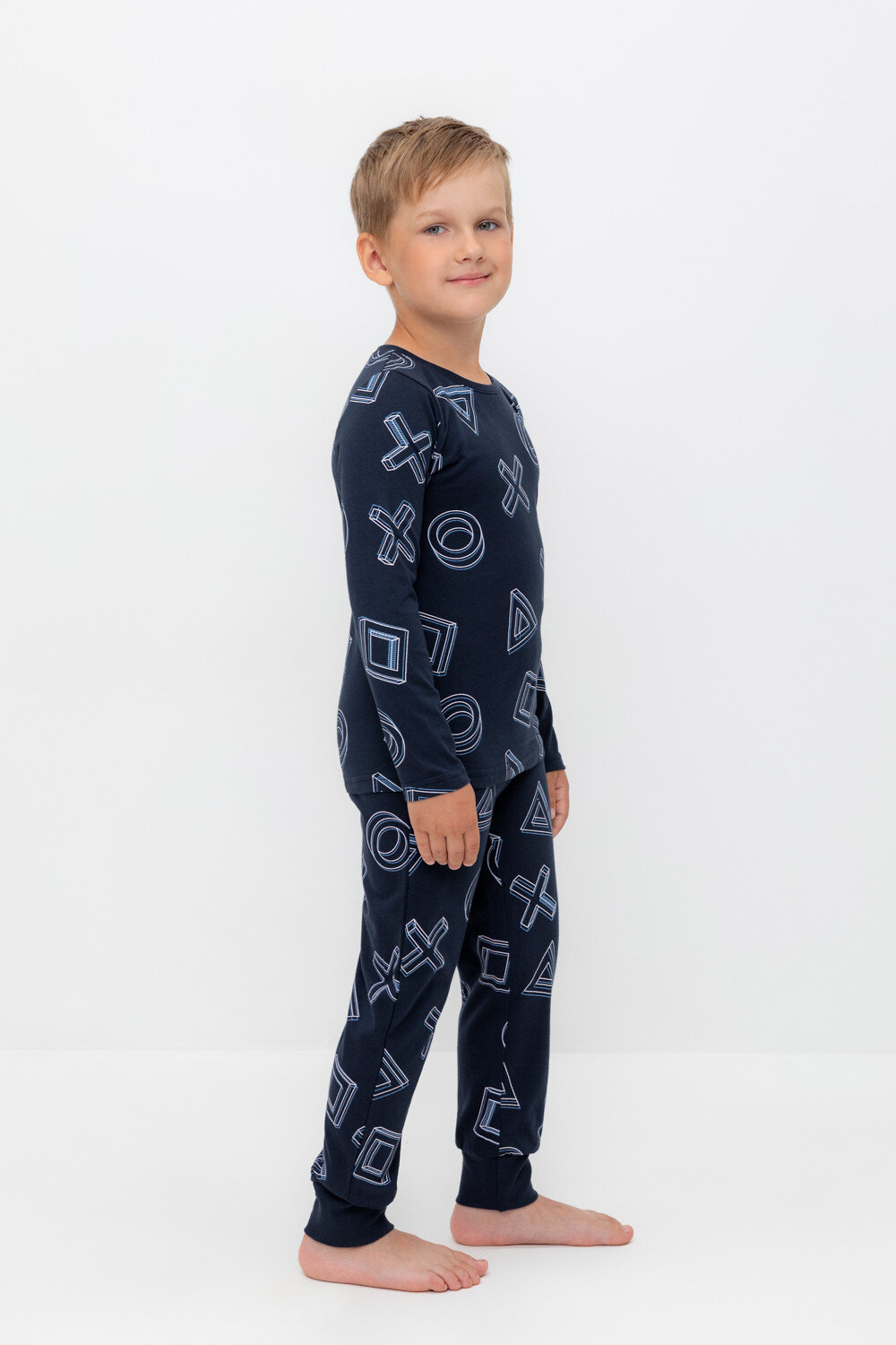 CROCKID Пижама 565383 К 1561 темно-синий