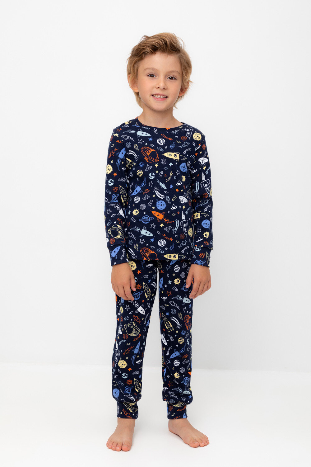 CROCKID Пижама 565388 К 1552/24 темно-синий