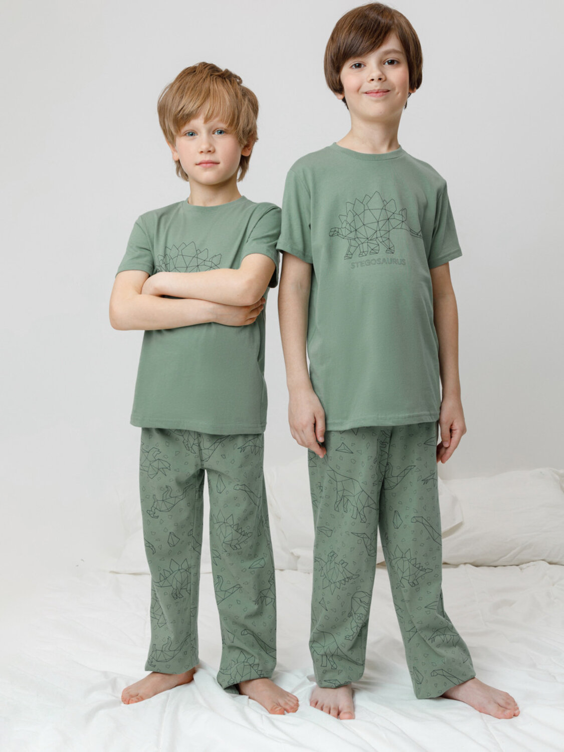 CROCKID Пижама 565395 К 1599 зеленый