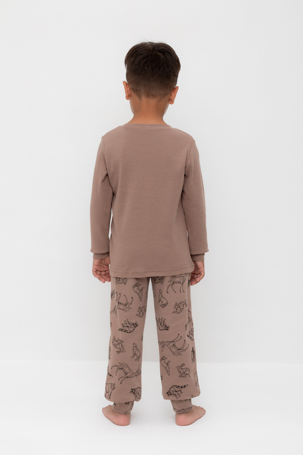 CROCKID Пижама 565403 К 1541 коричневый