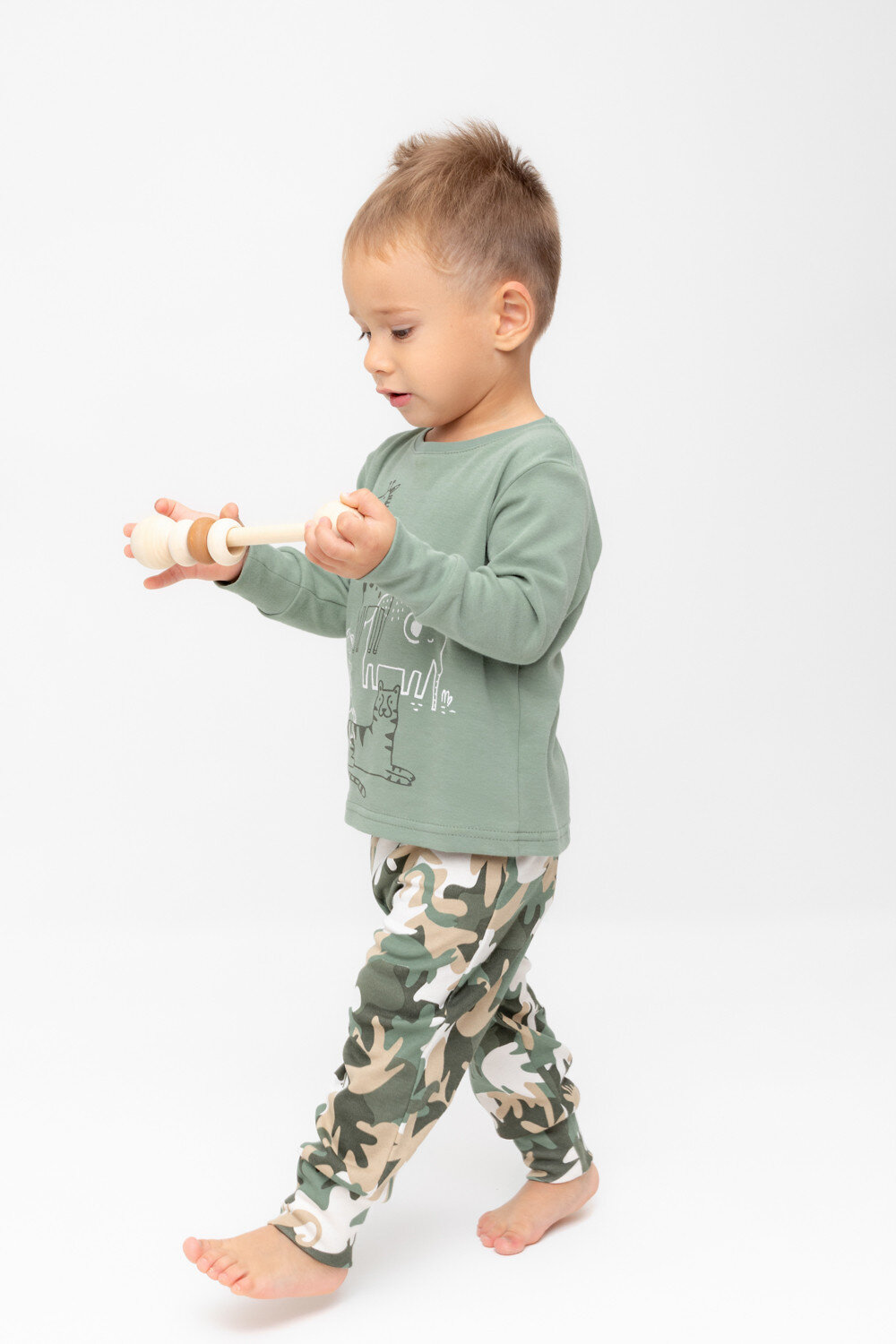 CROCKID Пижама 565427 К 1541/24 хаки