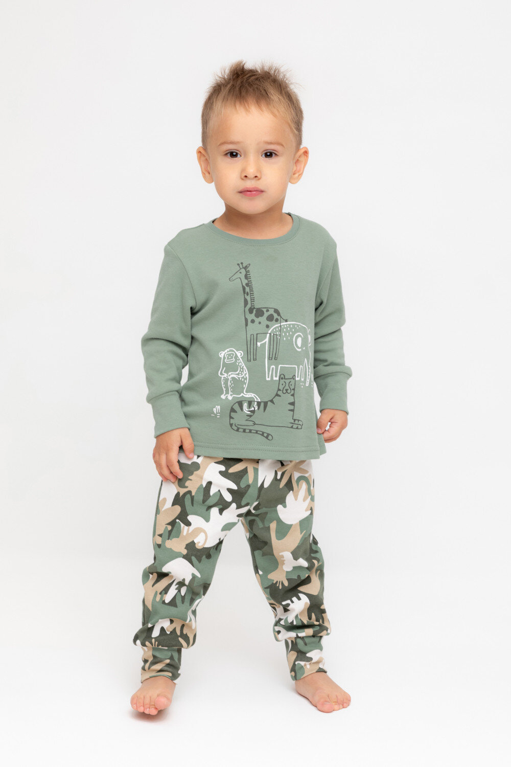 CROCKID Пижама 565427 К 1541/24 хаки
