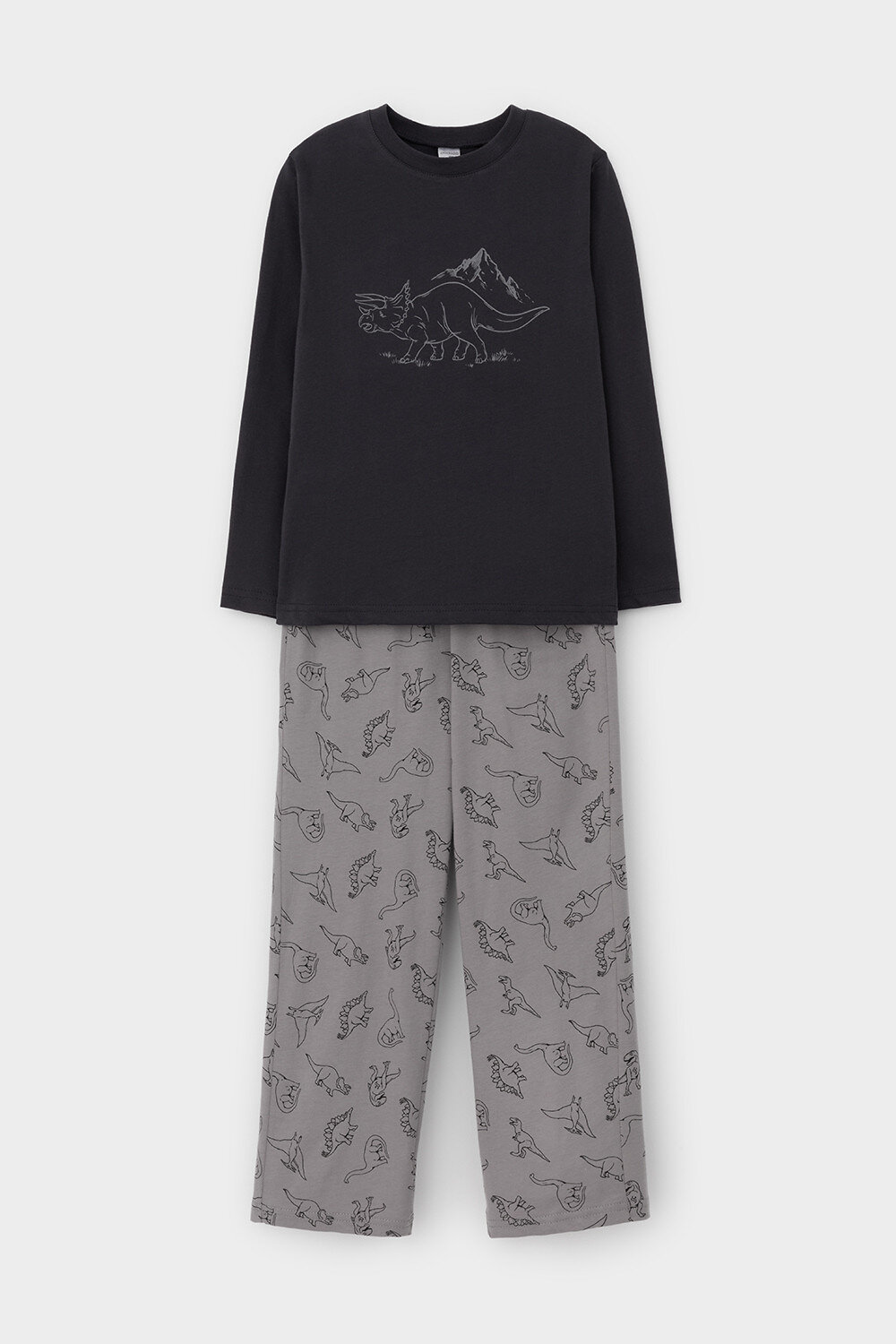 CROCKID Пижама 565461 К 1600 темно-серый