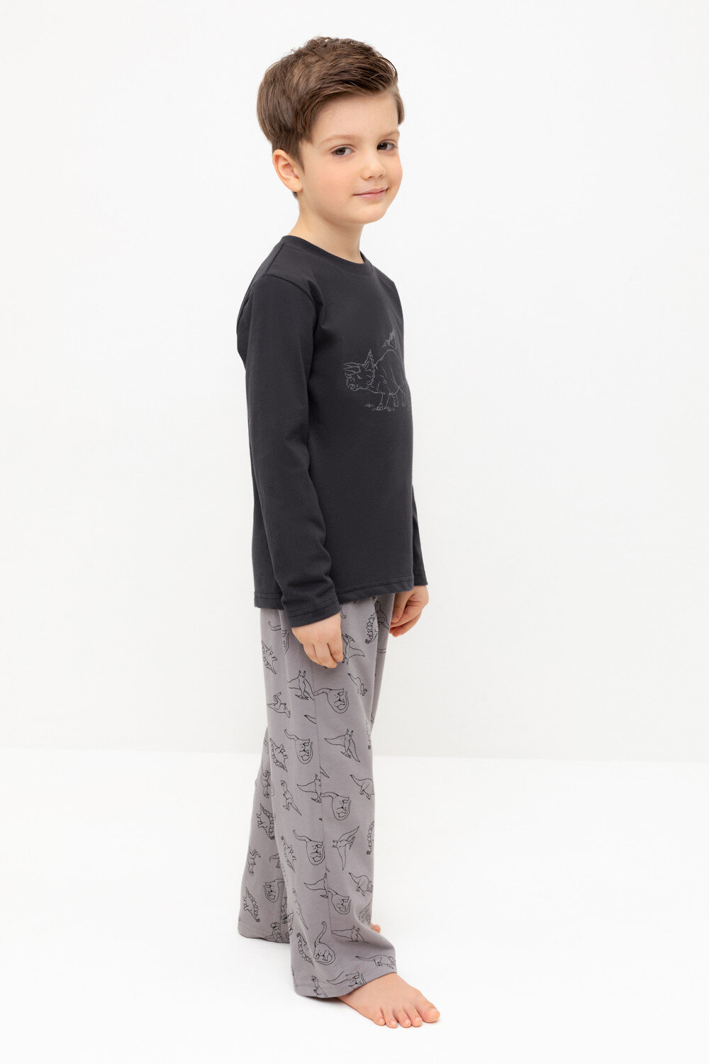 CROCKID Пижама 565461 К 1600 темно-серый