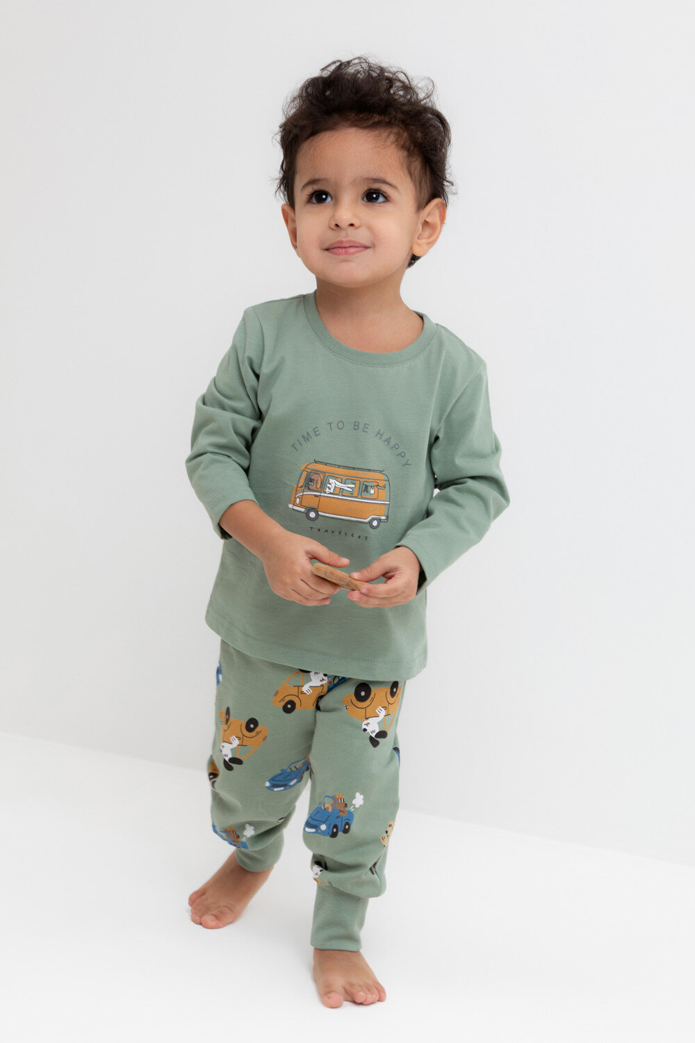 CROCKID Пижама 565484 К 1606 зеленый
