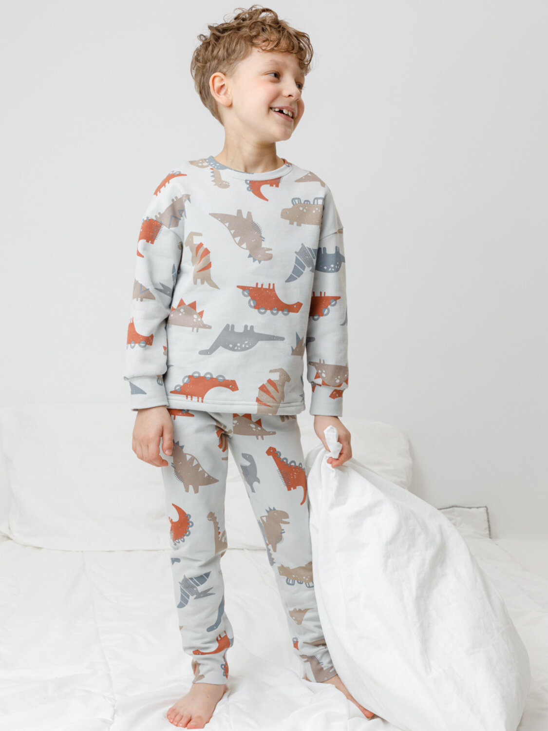CROCKID Пижама 565564 К 1587 светло-серый5