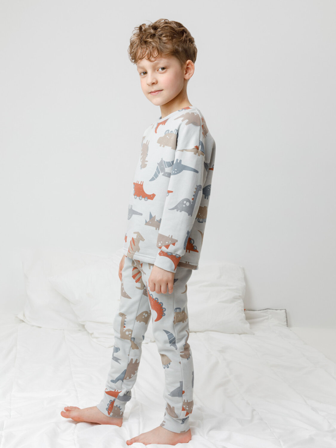 CROCKID Пижама 565564 К 1587 светло-серый5