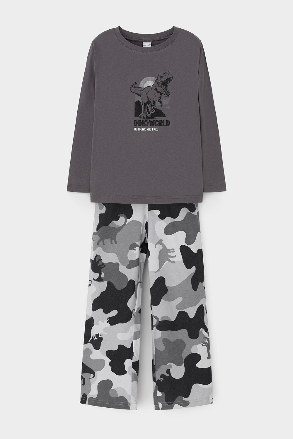 CROCKID Пижама 565565 К 1600 темно-серый