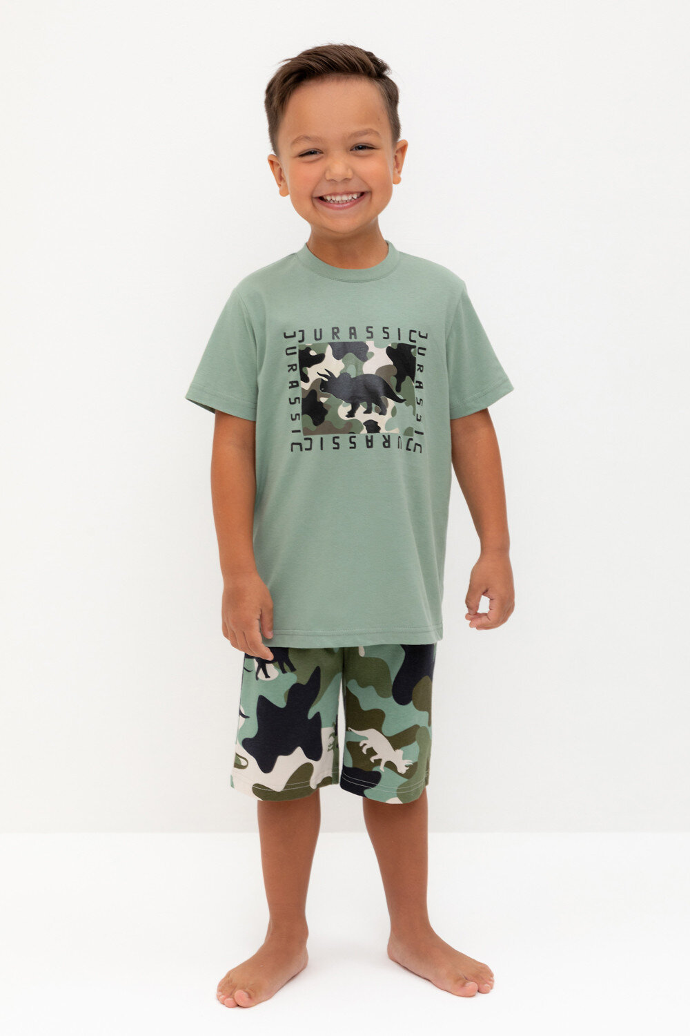 CROCKID Пижама 565593 К 1528 зеленый