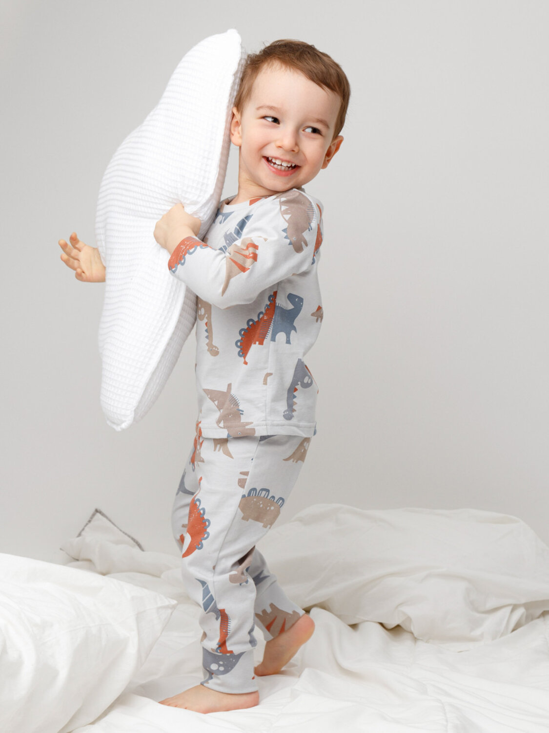 CROCKID Пижама 565628 К 1561 светло-серый5