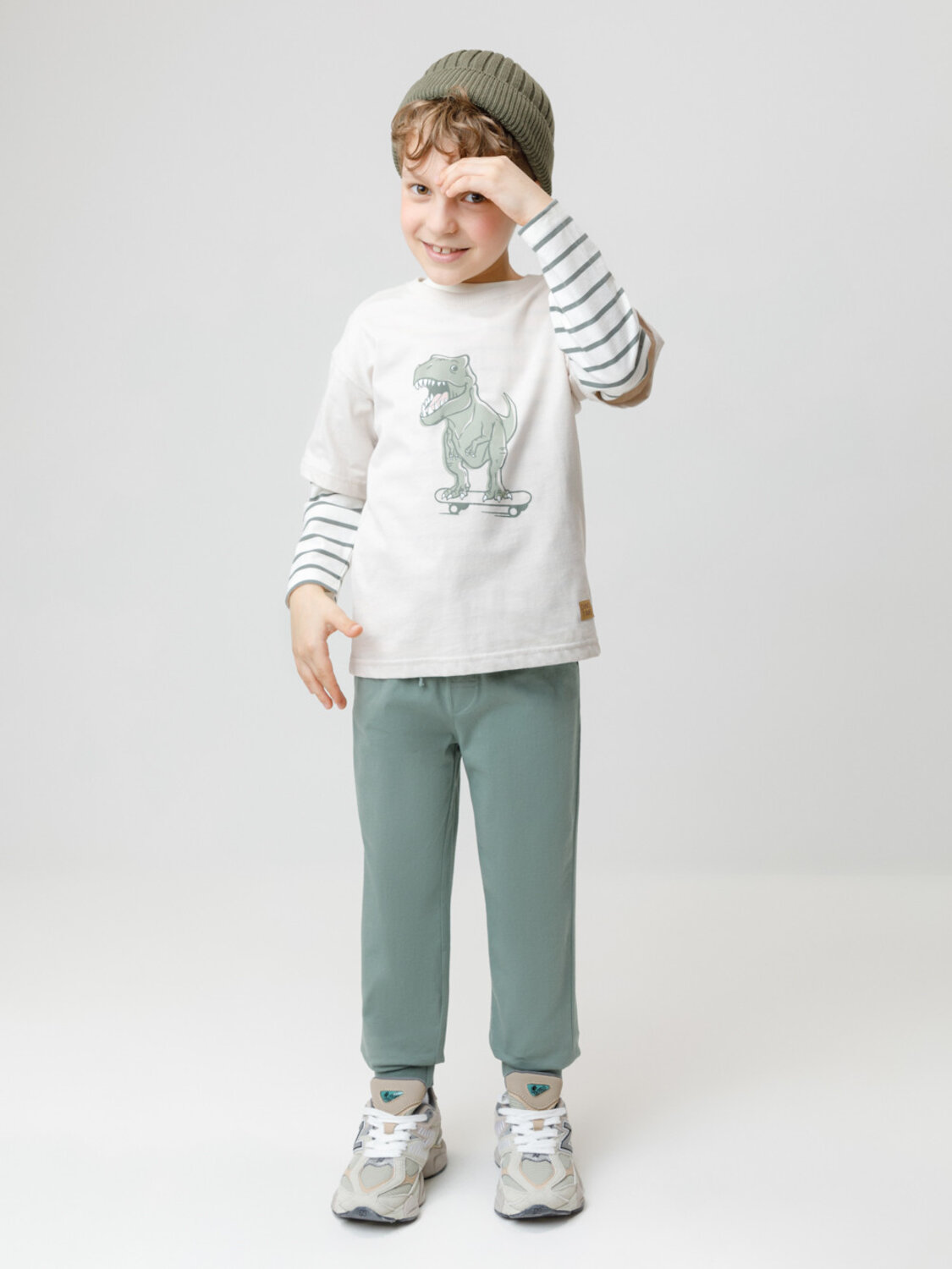 CROCKID Брюки 565671 КР 400633 зеленый