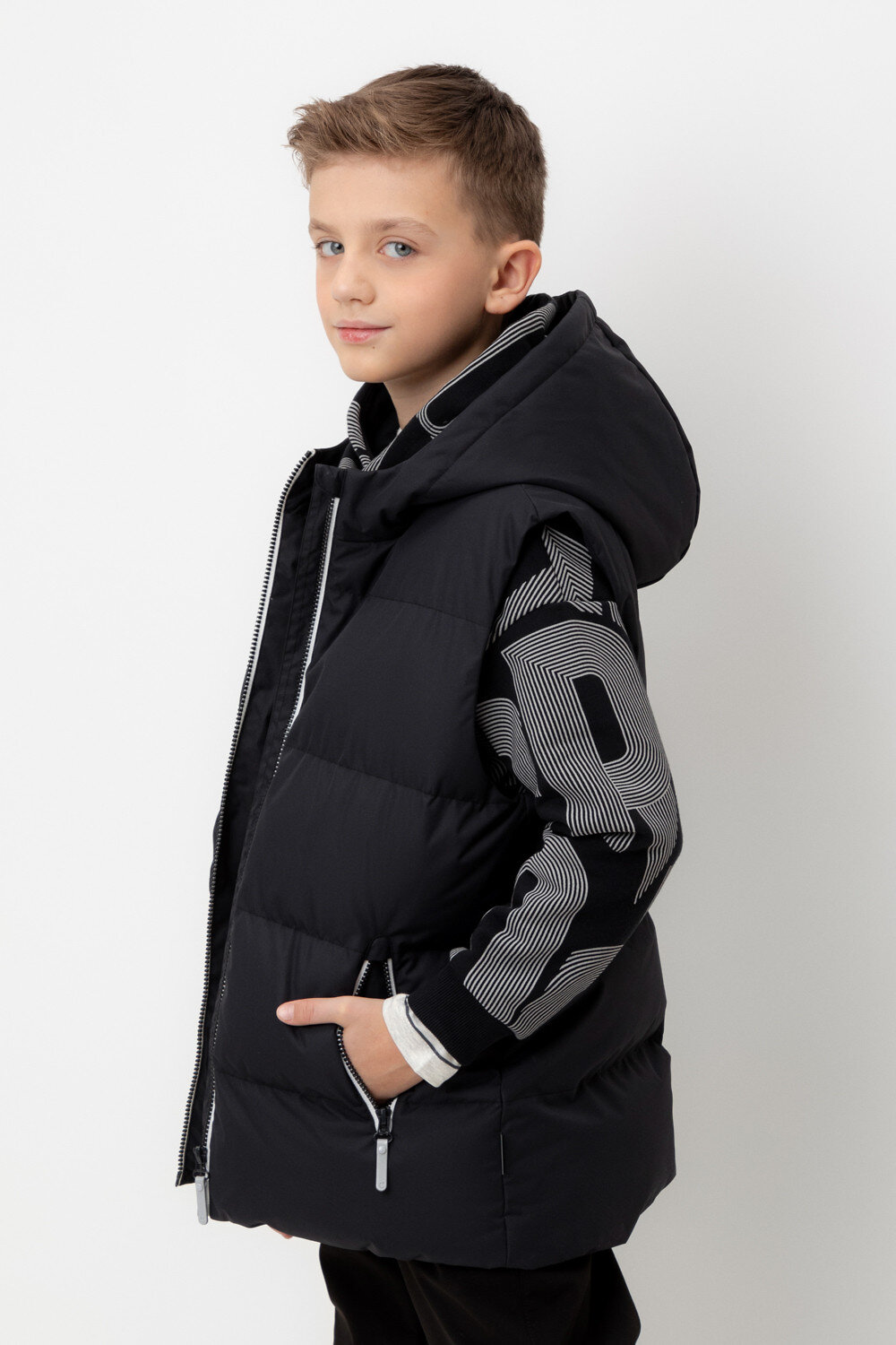 CROCKID Жилет 565708 ВК 35018/6 ГР (98-128) темно-серый