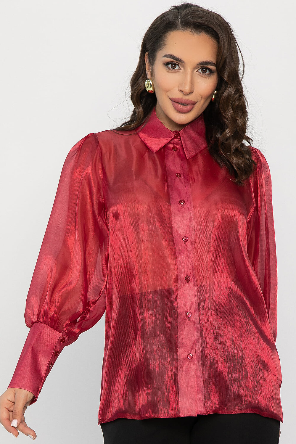 LT Collection Блуза 565757 Б14316-34М красный