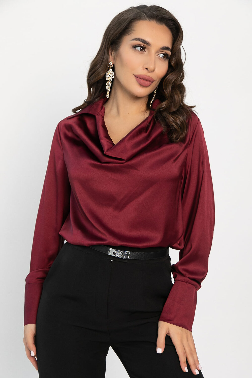 LT Collection Блуза 565768 Б14382-34М бордовый