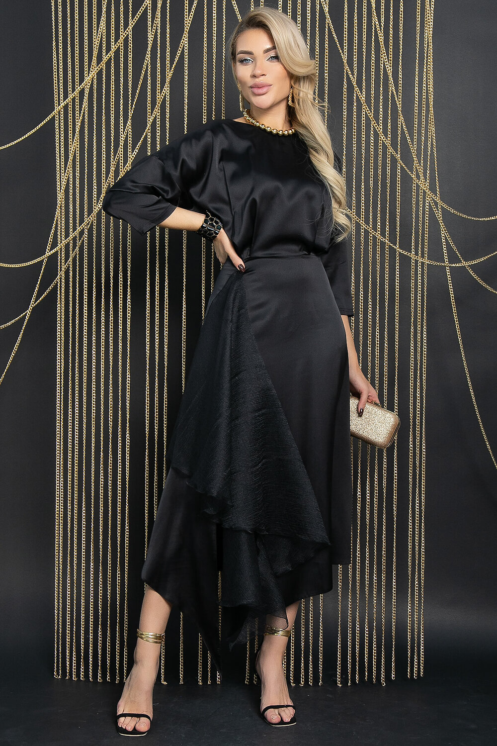 LT Collection Платье 565788 П14470-7М черный