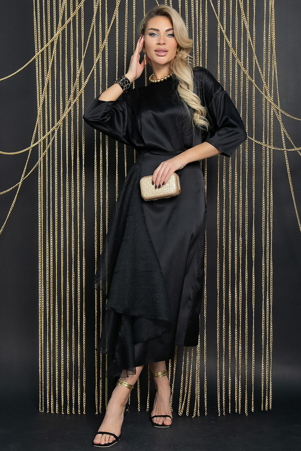 LT Collection Платье 565788 П14470-7М черный