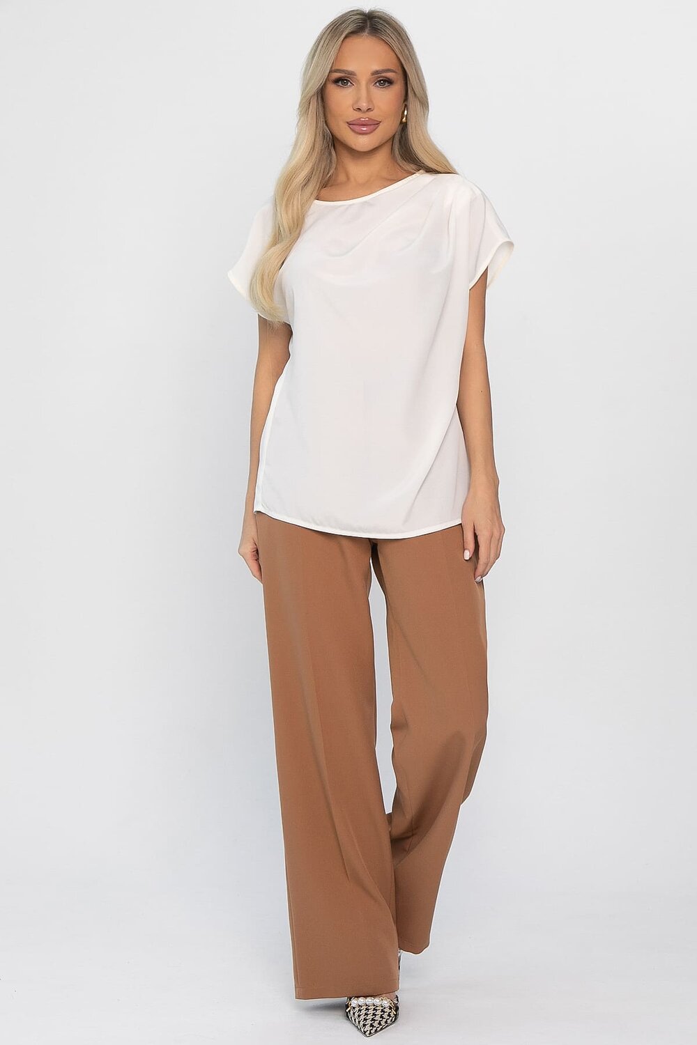 LT Collection Блуза 565797 Б14565-30М молочный