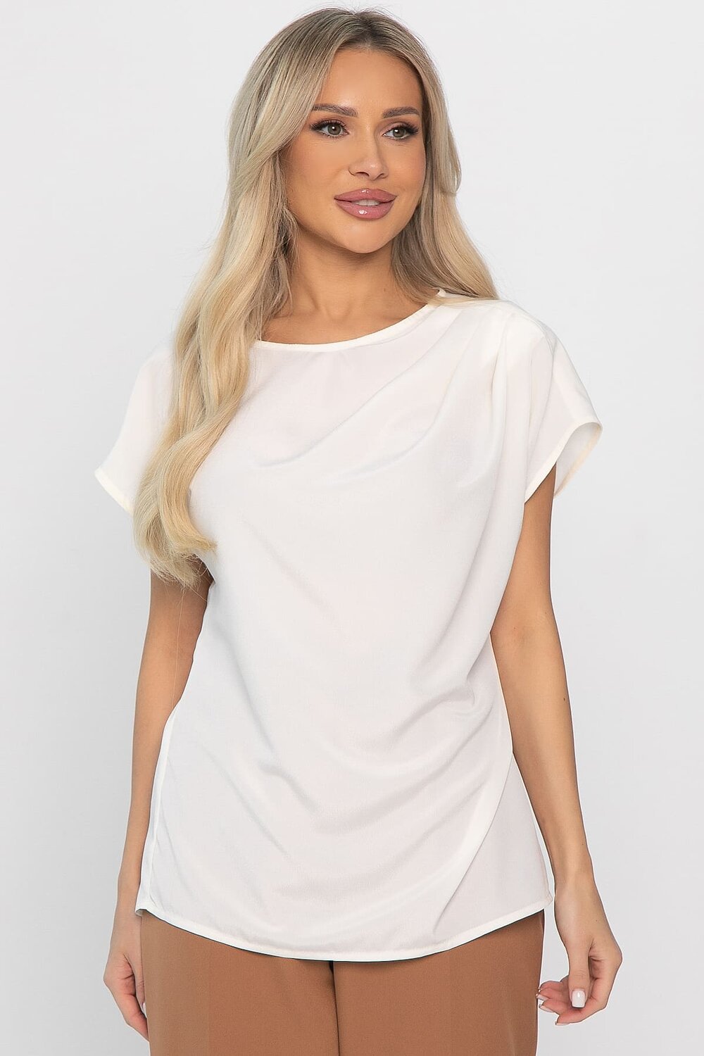 LT Collection Блуза 565797 Б14565-30М молочный