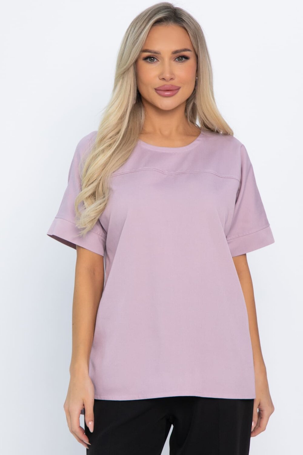 LT Collection Блуза 565807 Б14605-47М сиреневый