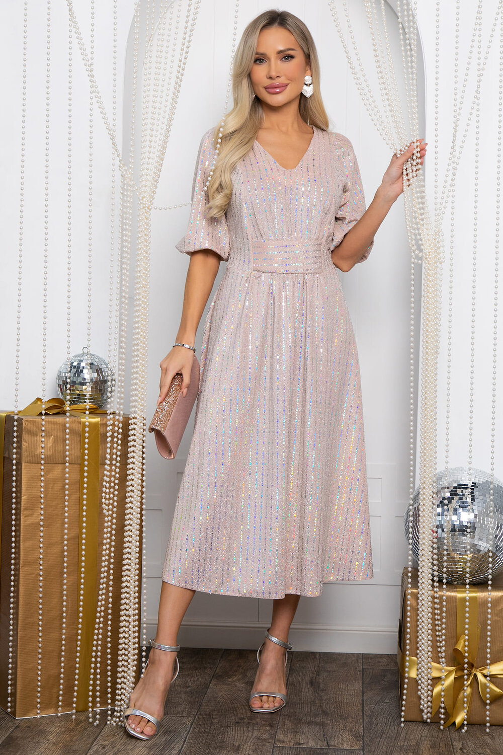 LT Collection Платье 565810 П14604-18М розовый