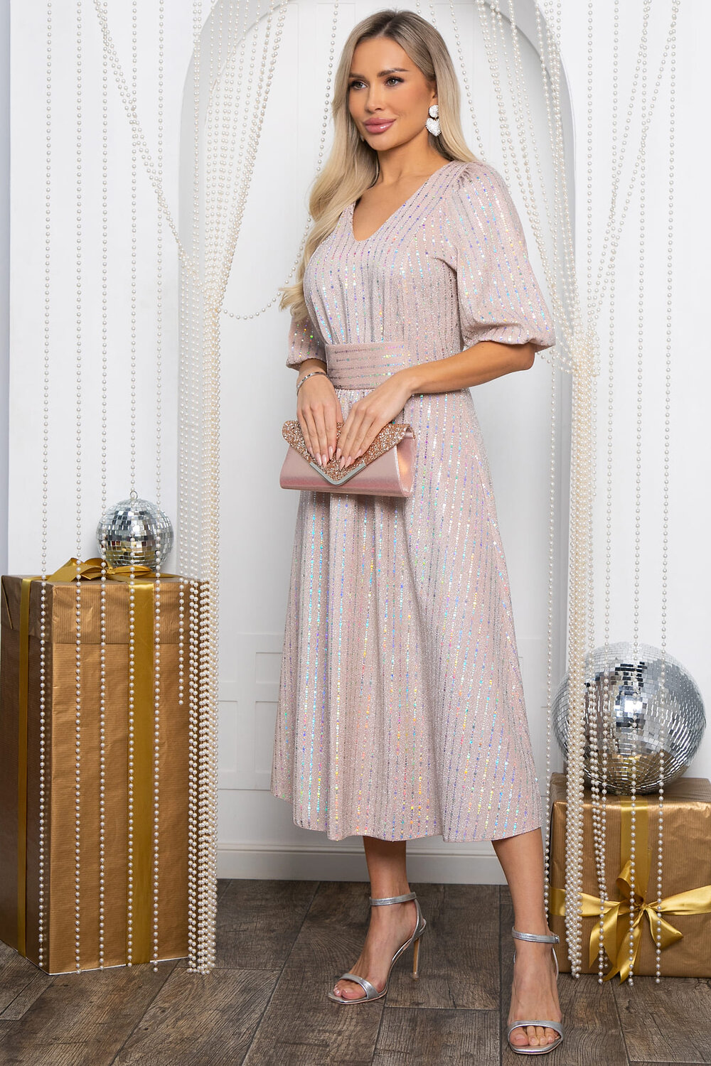 LT Collection Платье 565810 П14604-18М розовый