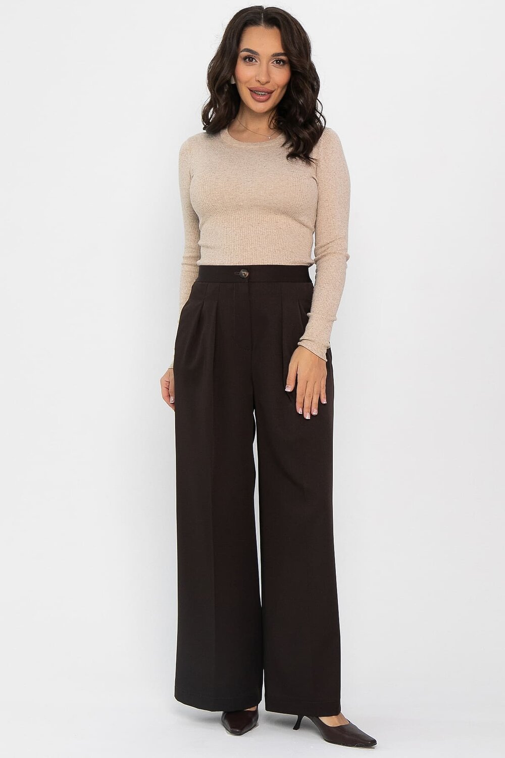 LT Collection Брюки 565813 Б14635-35М коричневый