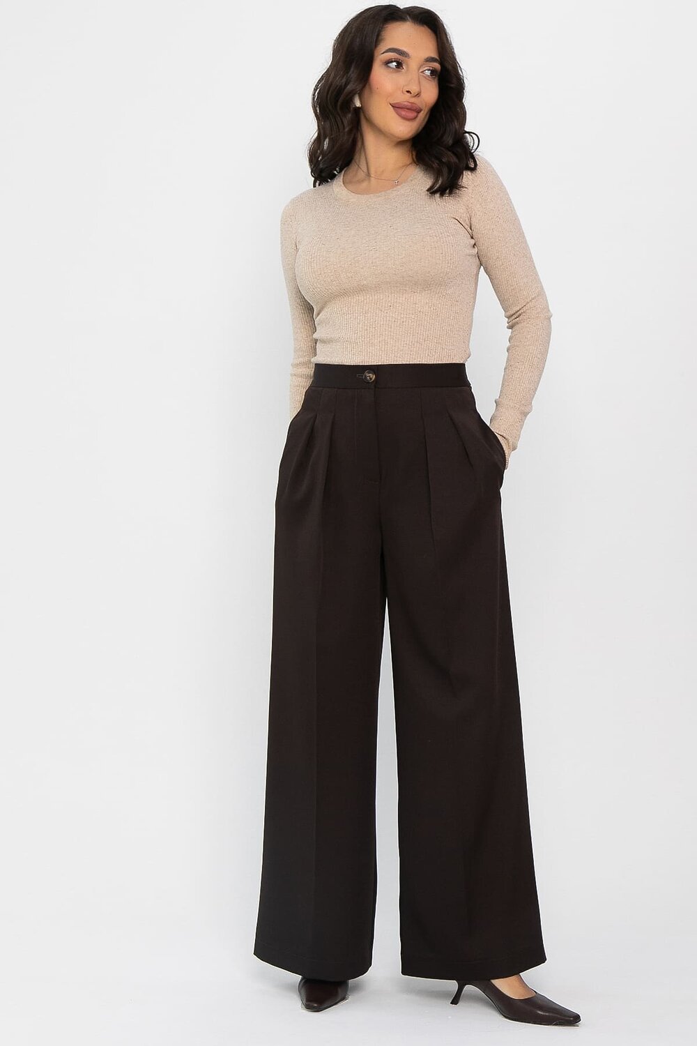 LT Collection Брюки 565813 Б14635-35М коричневый