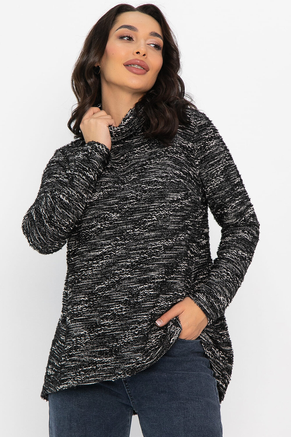 LT Collection Джемпер 565818 Б14615-16М черный