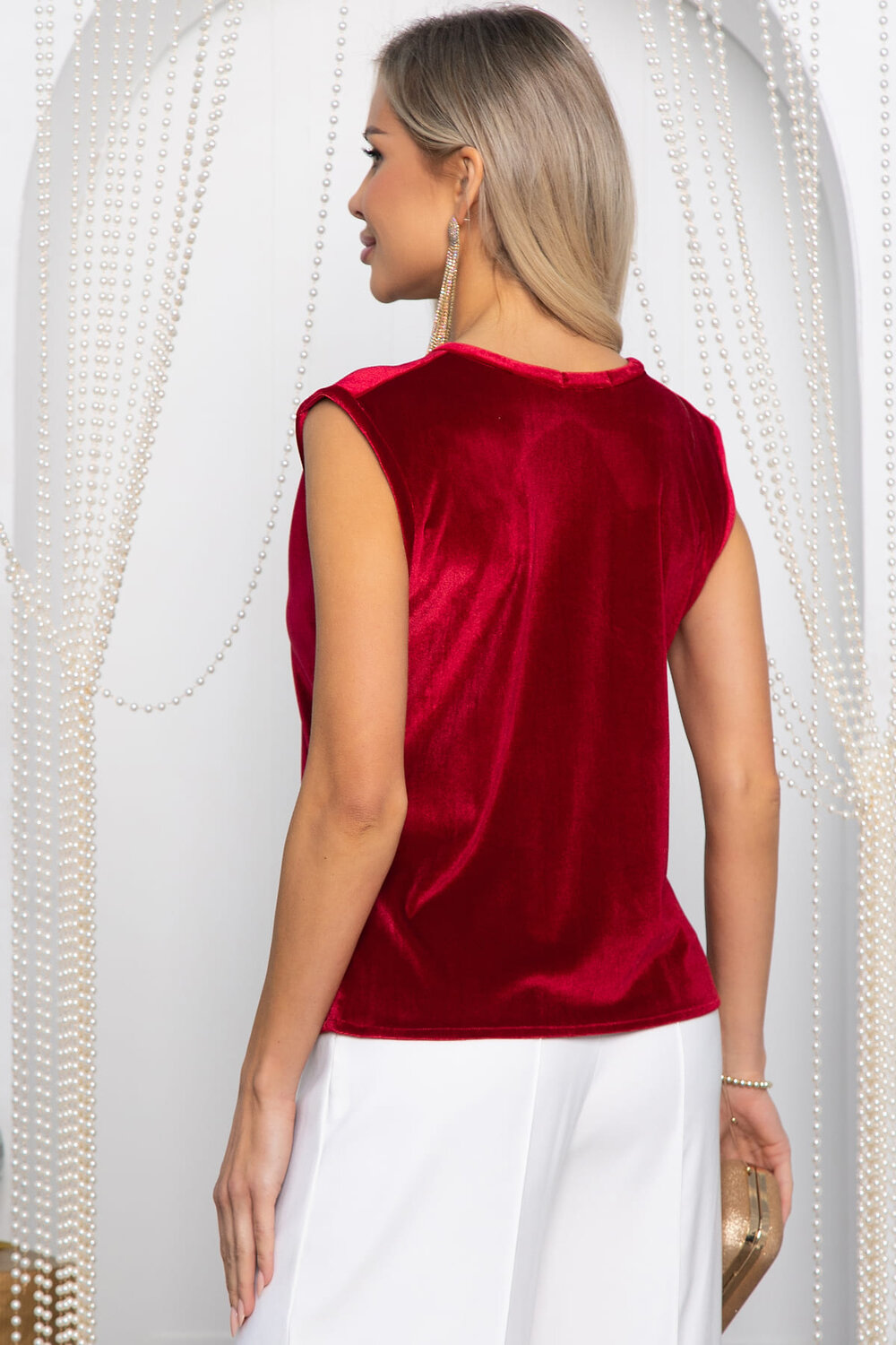 LT Collection Блуза 565822 Б14621-47М красный
