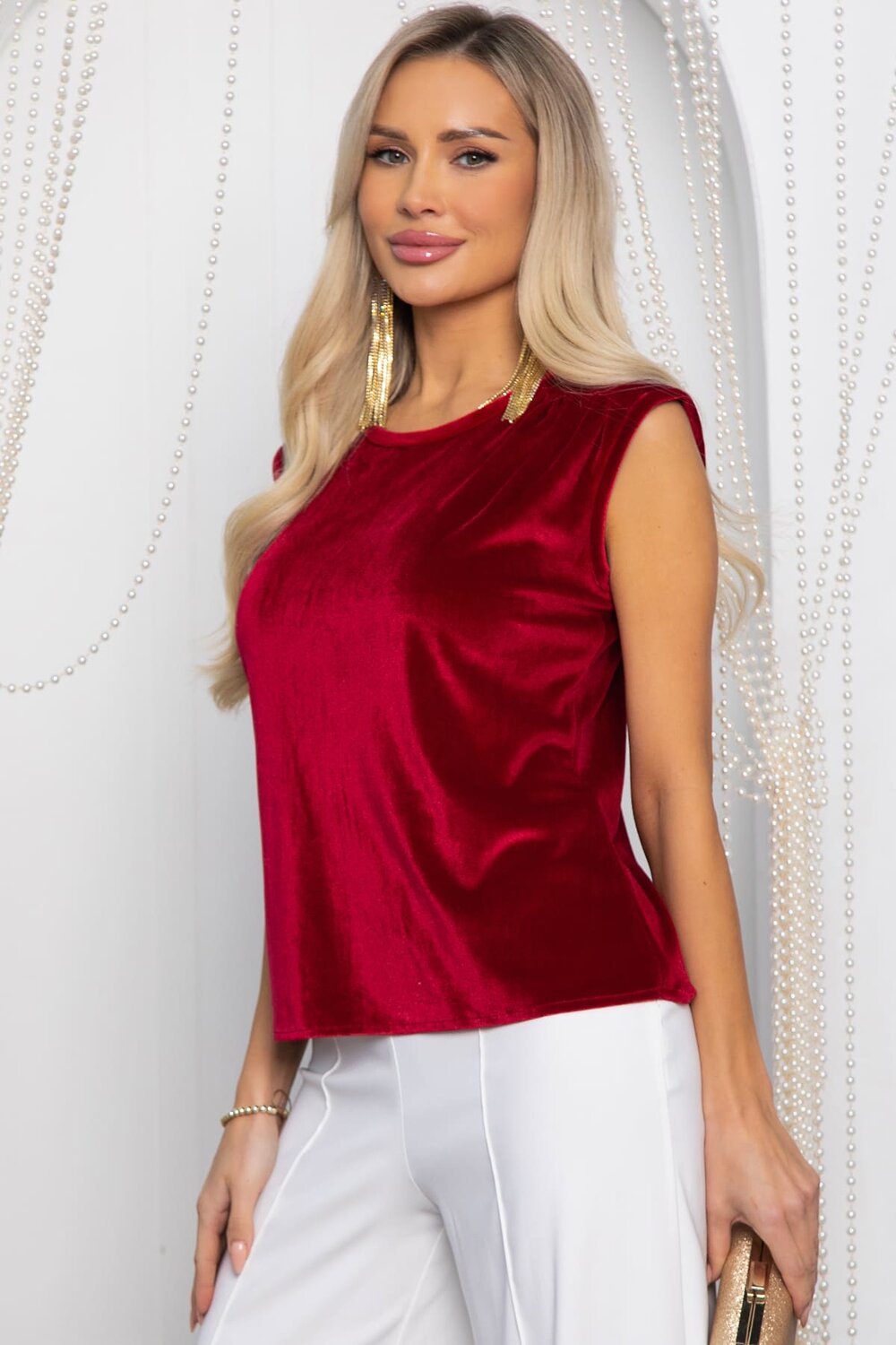 LT Collection Блуза 565822 Б14621-47М красный