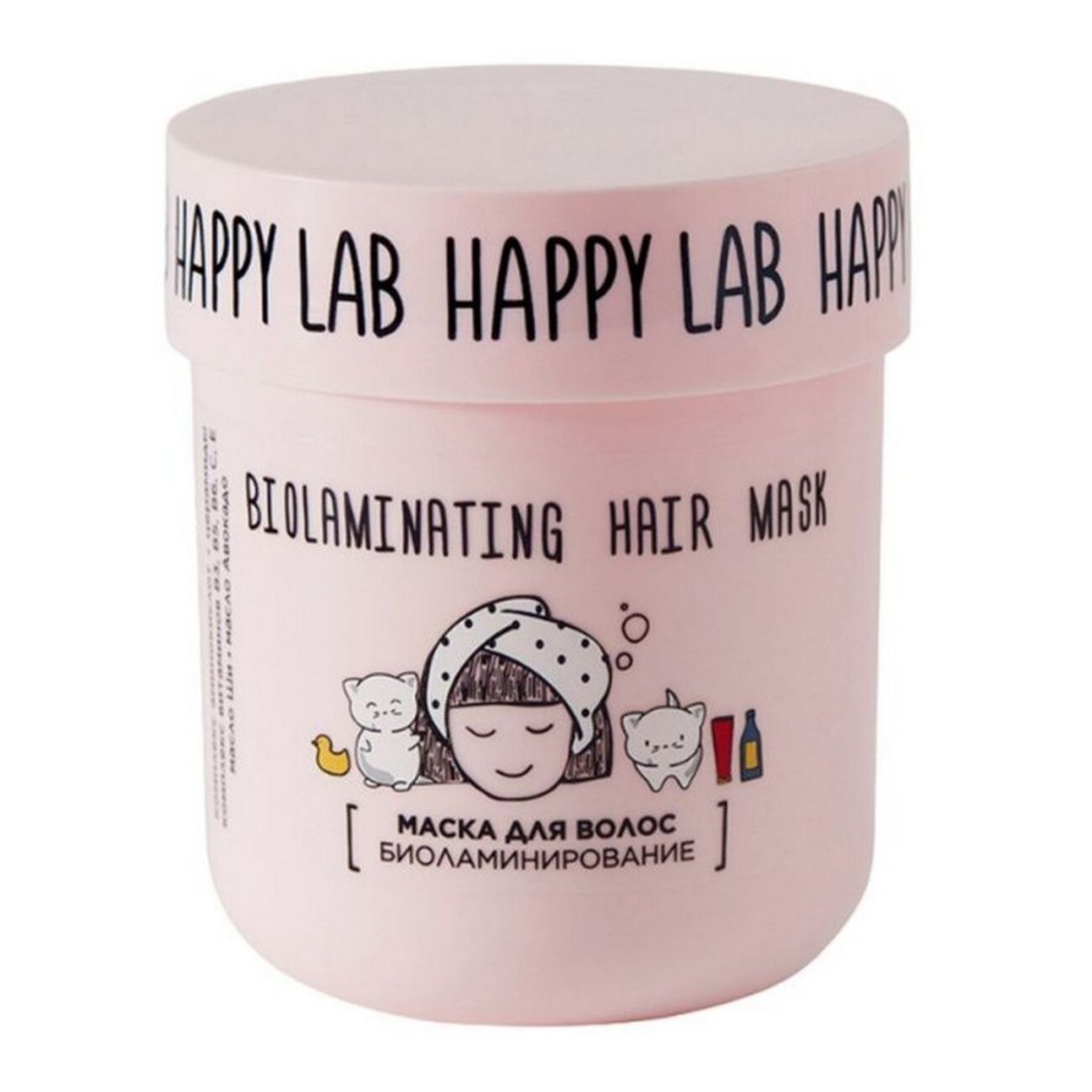 Happy Lab Маска для волос биоламинирование, 180 г 565836 21199
