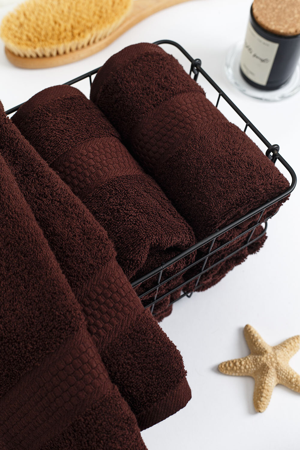 Текс-плюс Полотенце 565858 НФ-00225203 Горький шоколад