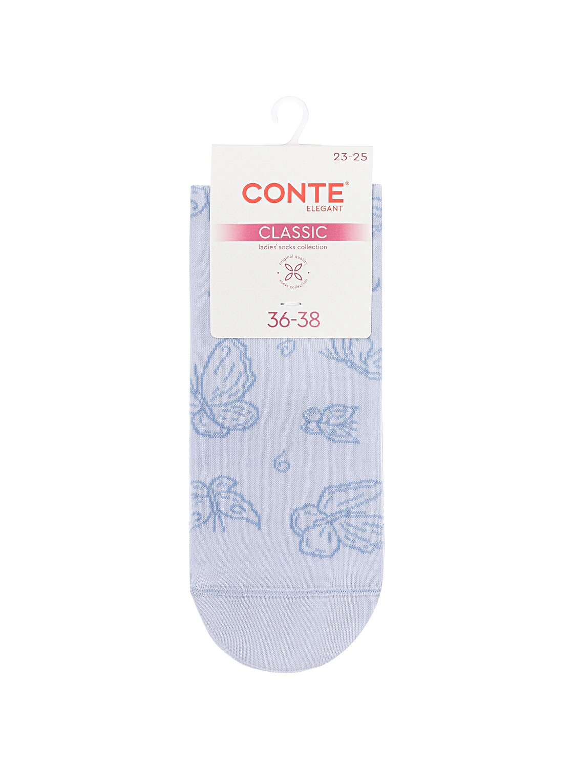 Conte elegant Носки 565909 CLASSIC 15С-15СП бледно-фиолетовый