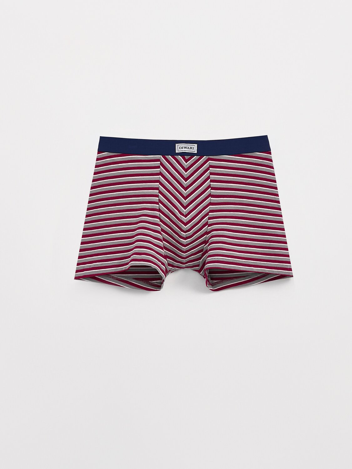 DiWaRi Трусы 565919 BASIC MSH 2956 (пакет) bordo-grey strip