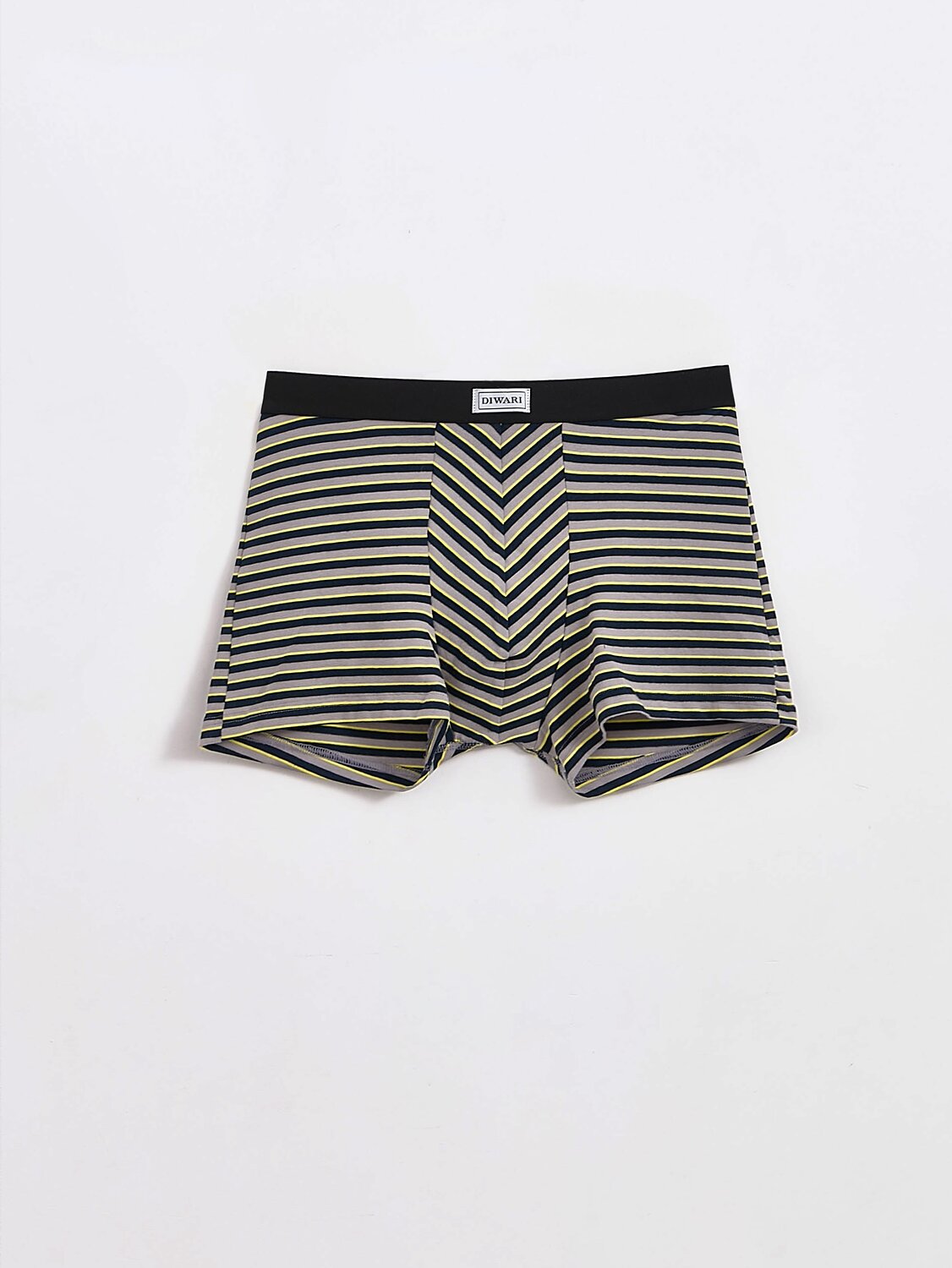DiWaRi Трусы 565924 BASIC MSH 2956 (пакет) yellow-grey strip