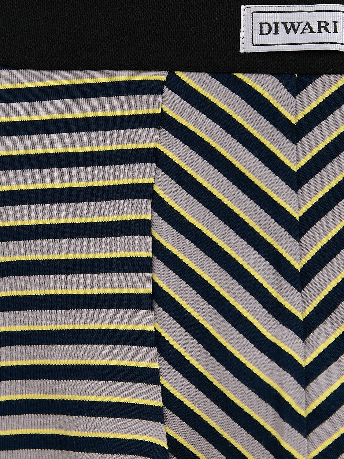 DiWaRi Трусы 565924 BASIC MSH 2956 (пакет) yellow-grey strip