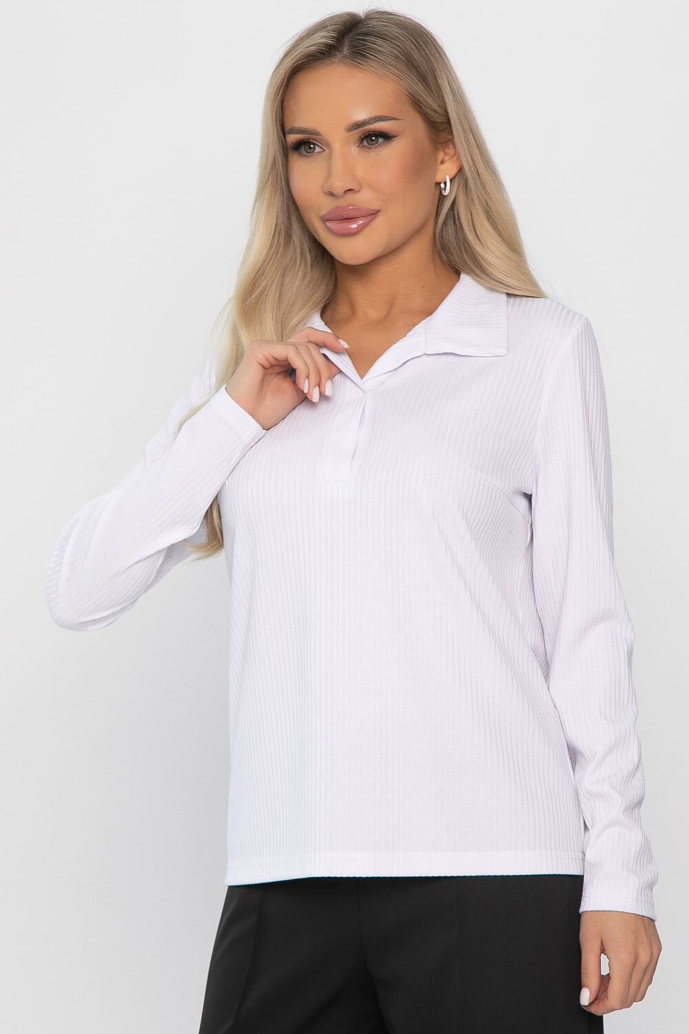 LT Collection Лонгслив 565961 Б14407-6М белый