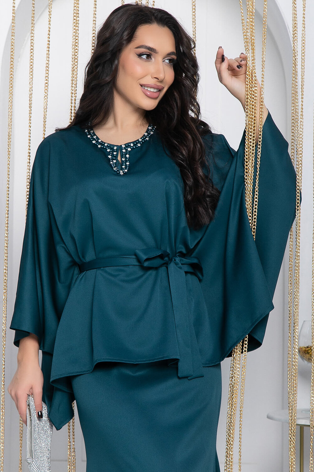 LT Collection Костюм 565964 К14392-5М изумрудный