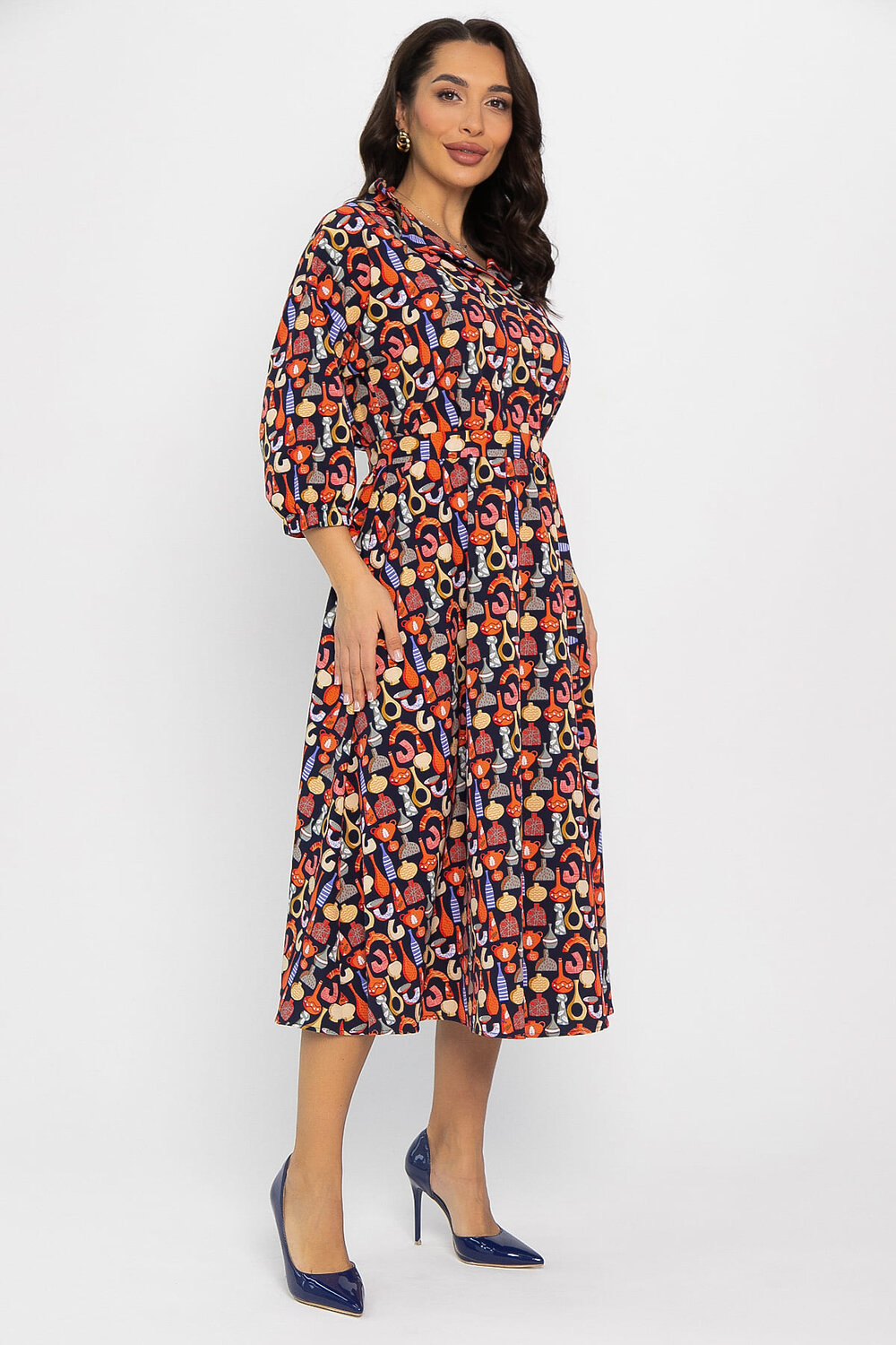 LT Collection Платье 565974 П14611-16М синий