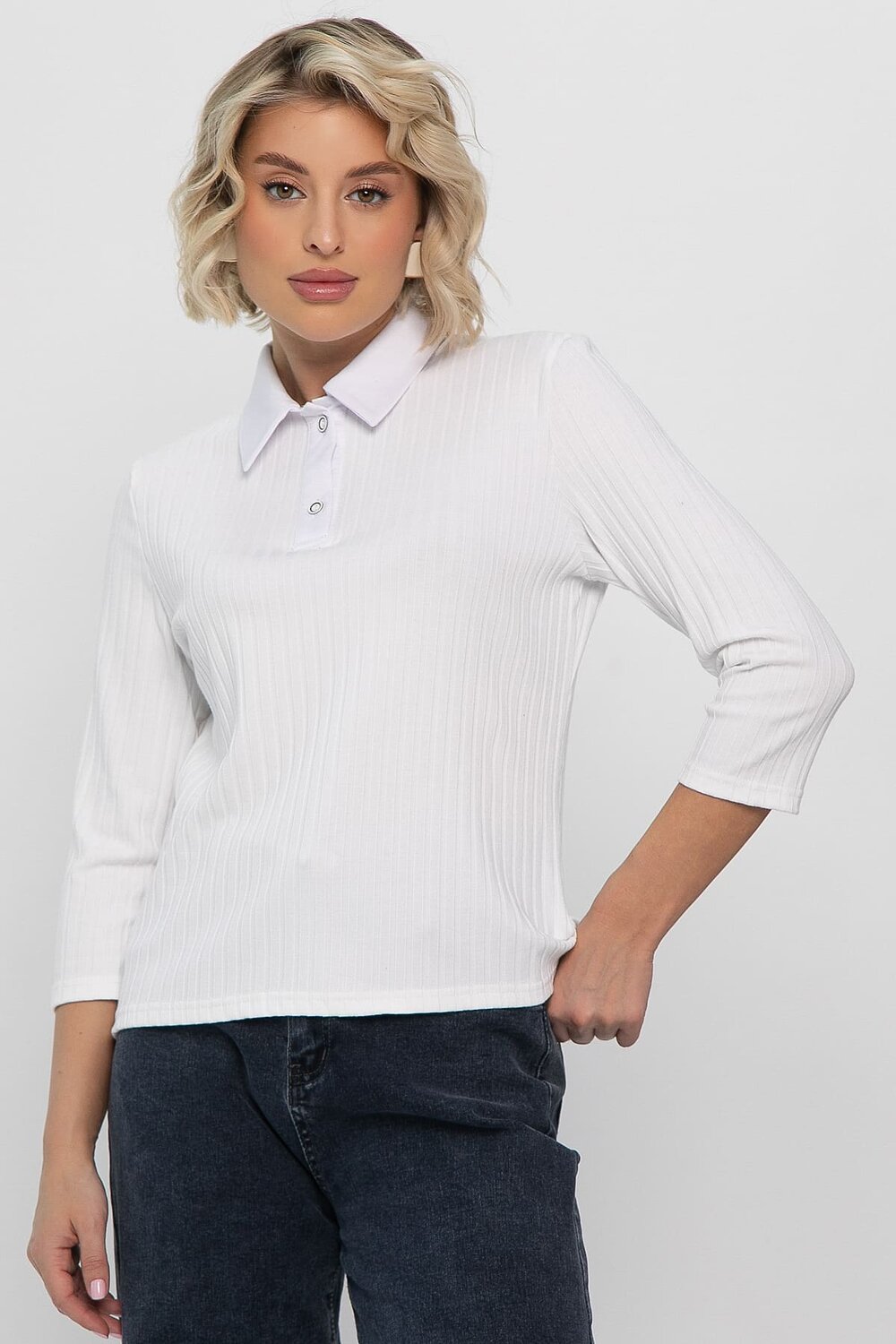 LT Collection Поло 565980 Б14642-10М белый