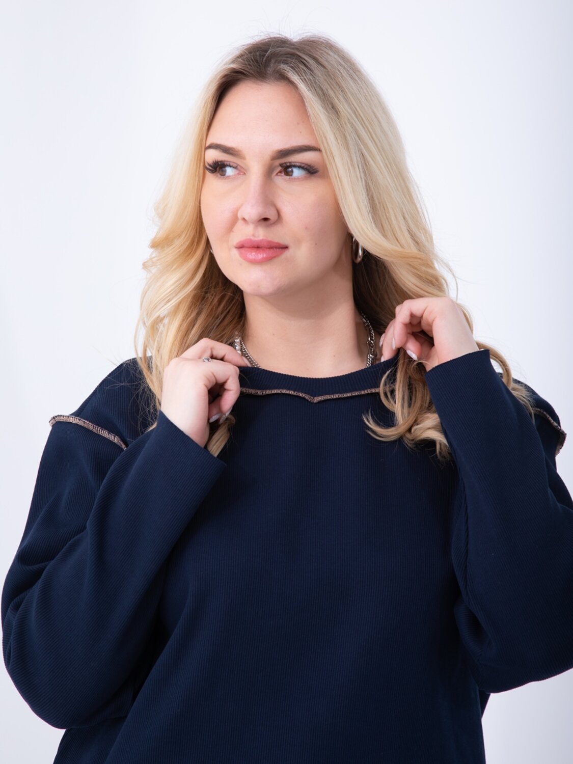 AandOstudio Джемпер 566148 Д30006В синий