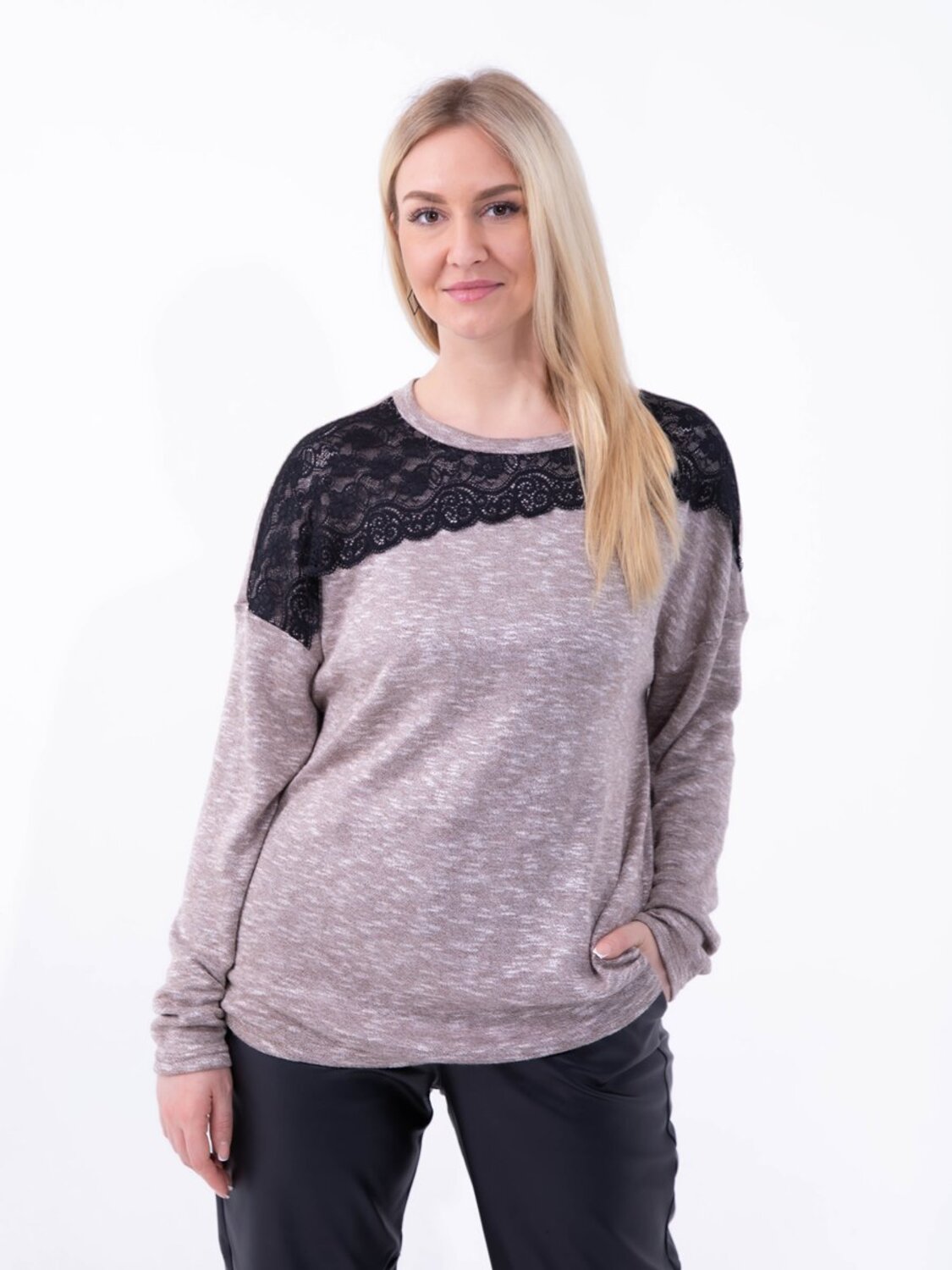 AandOstudio Джемпер 566156 Д30017 бежевый