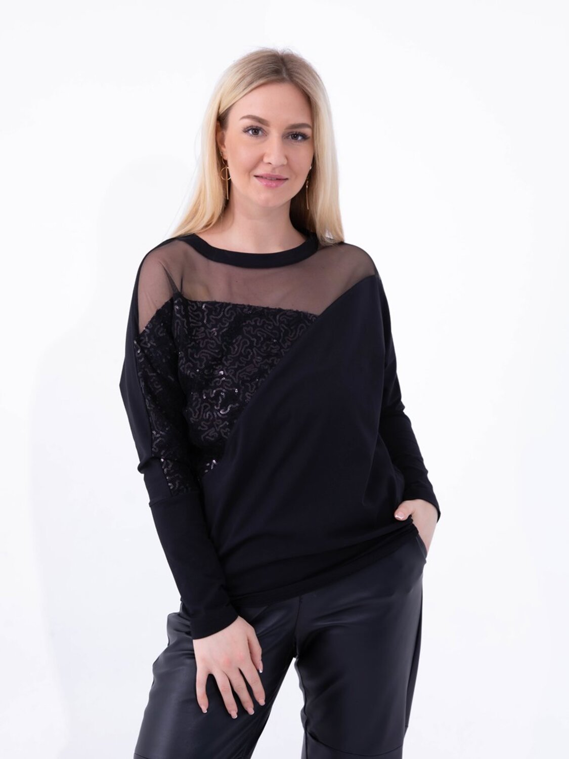 AandOstudio Джемпер 566159 Д30013В черный