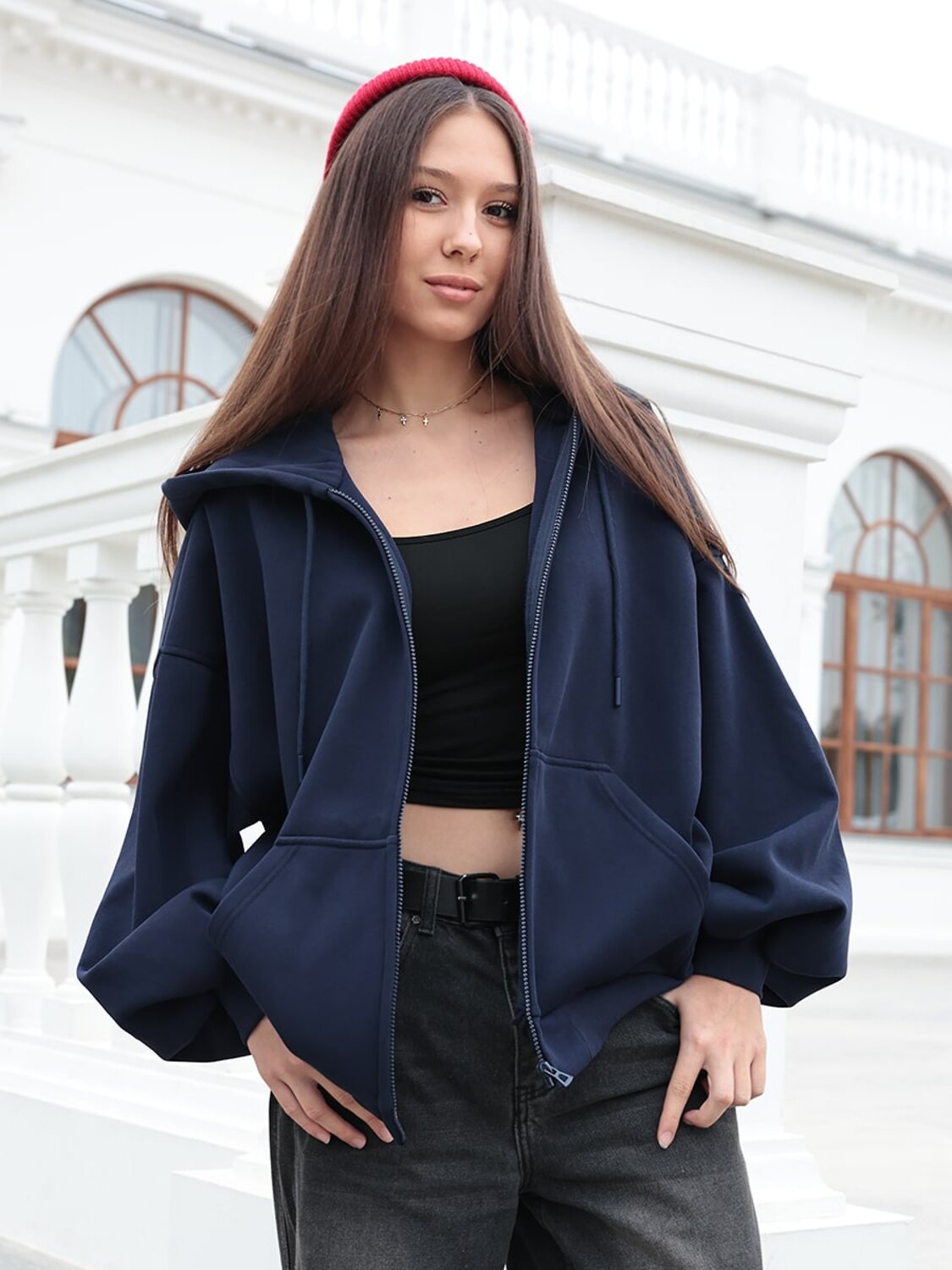 Соль&Перец Толстовка 566280 SP2601 темно-синий