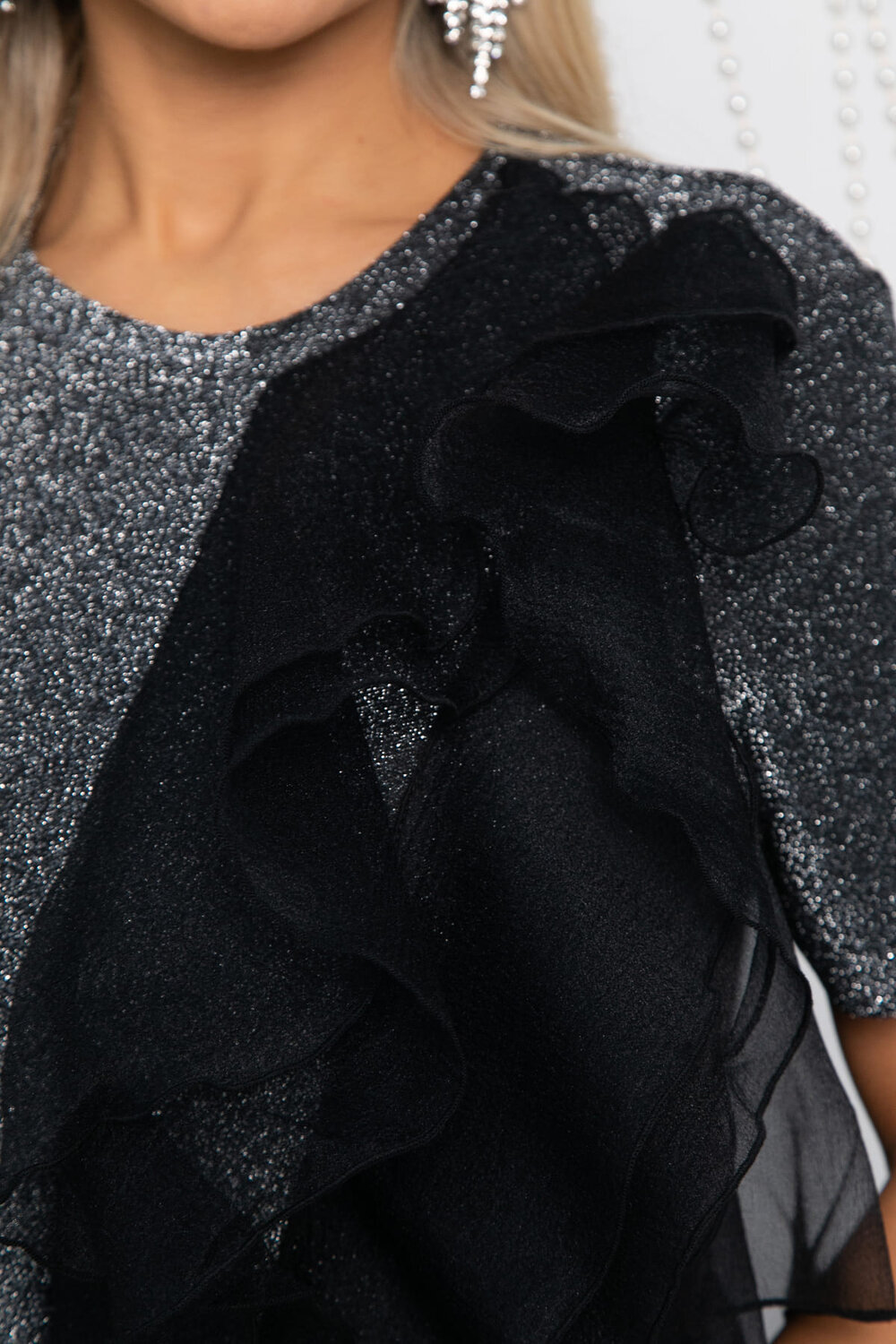 LT Collection Блуза 566291 Б14617-5М серый