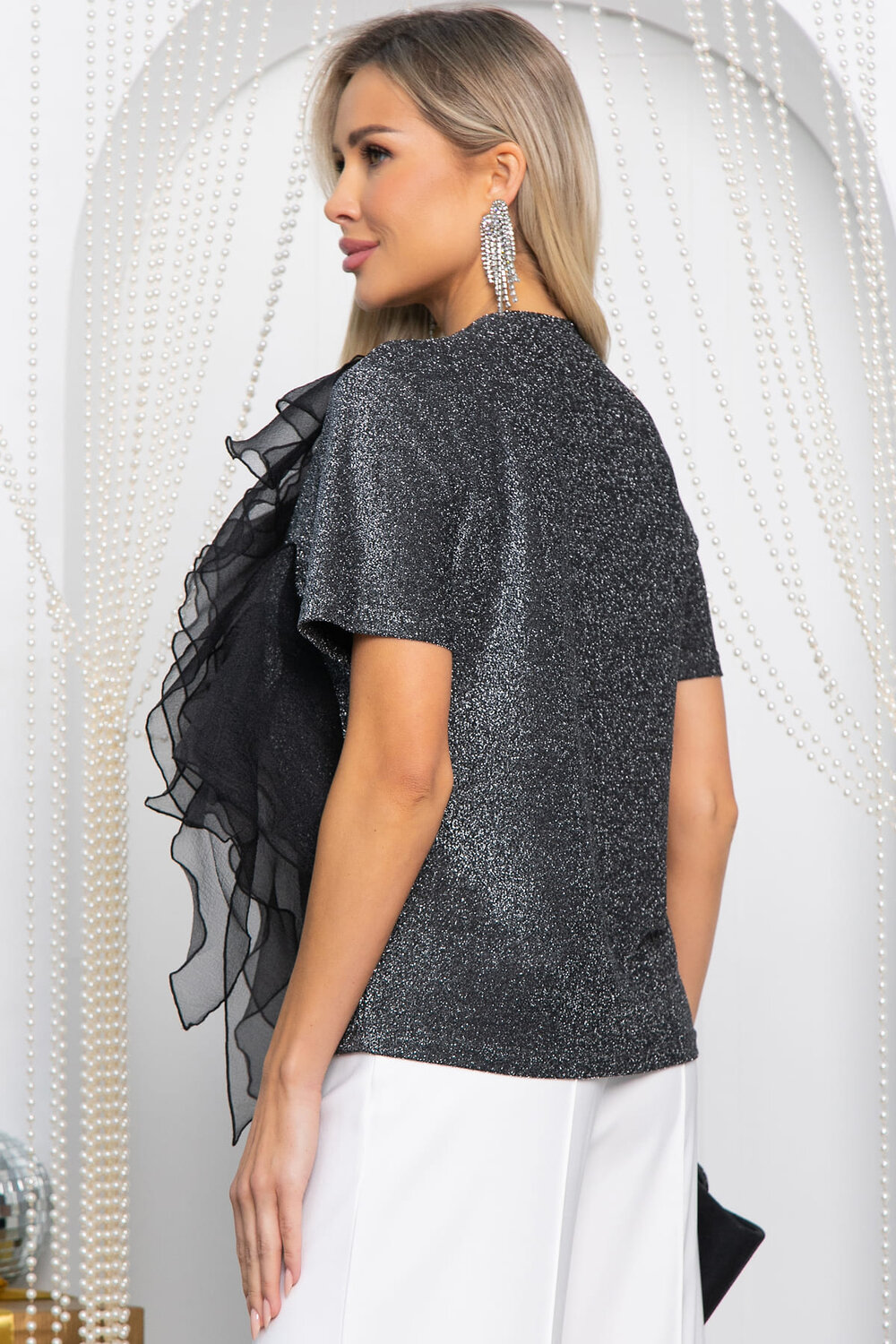 LT Collection Блуза 566291 Б14617-5М серый
