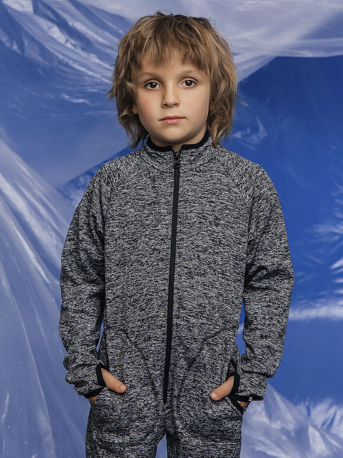 BATIK Комбинезон 566322 486-24з-5 серый