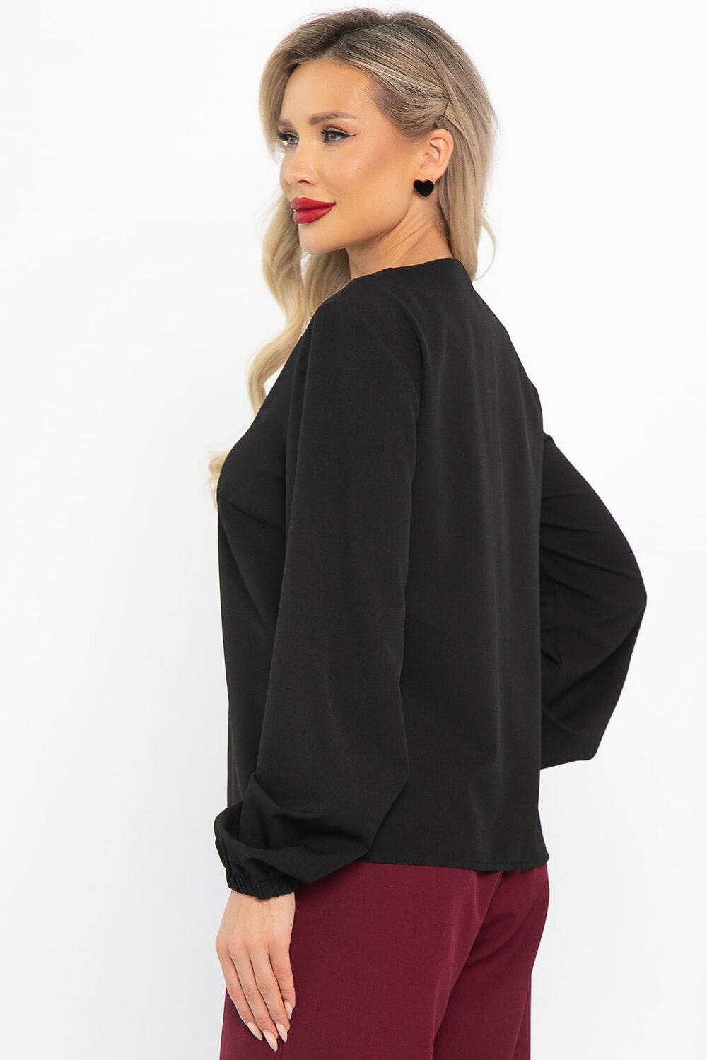 LT Collection Блуза 566575 Б14657-31М черный