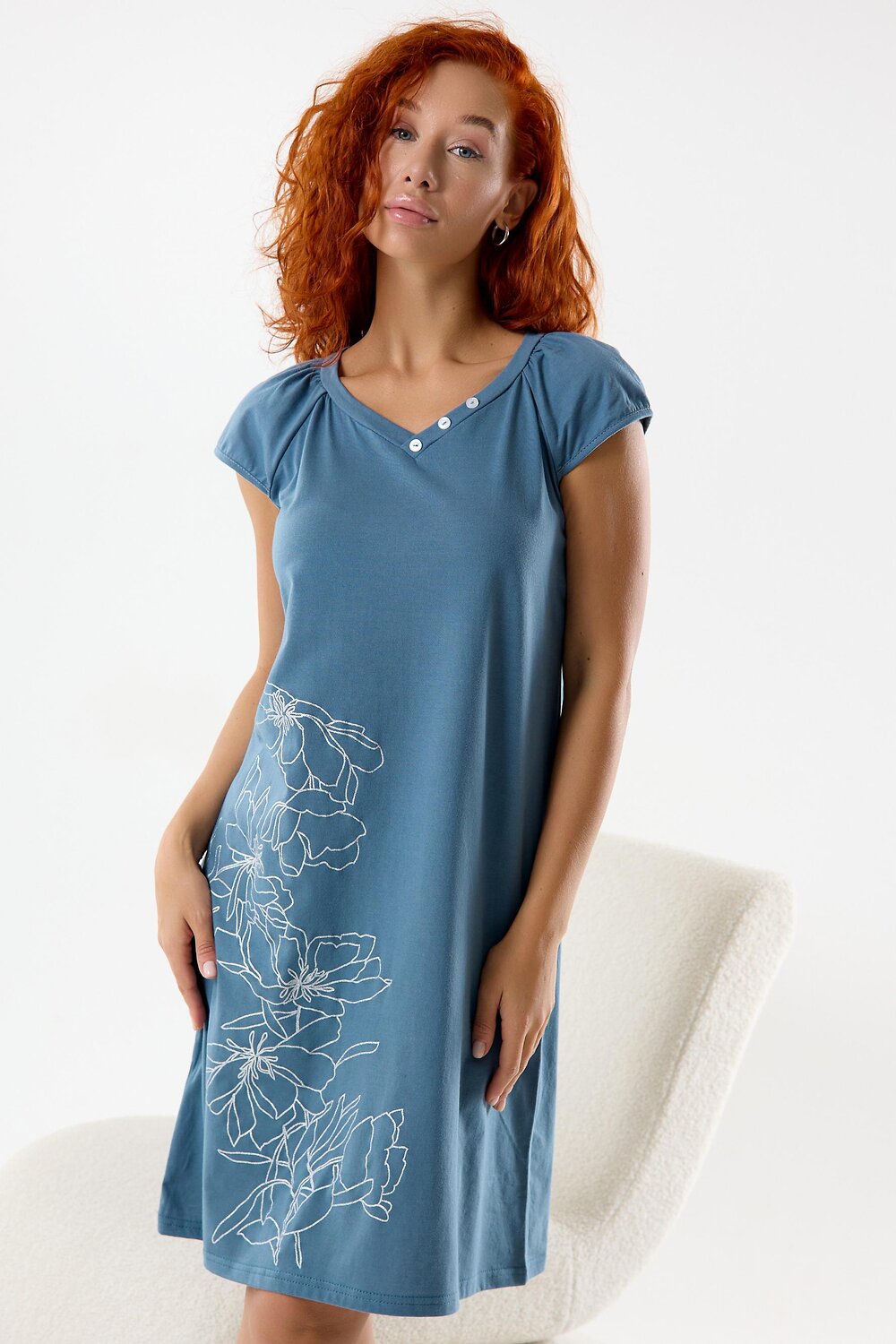Lika Dress Сорочка 566659 10593 Индиго