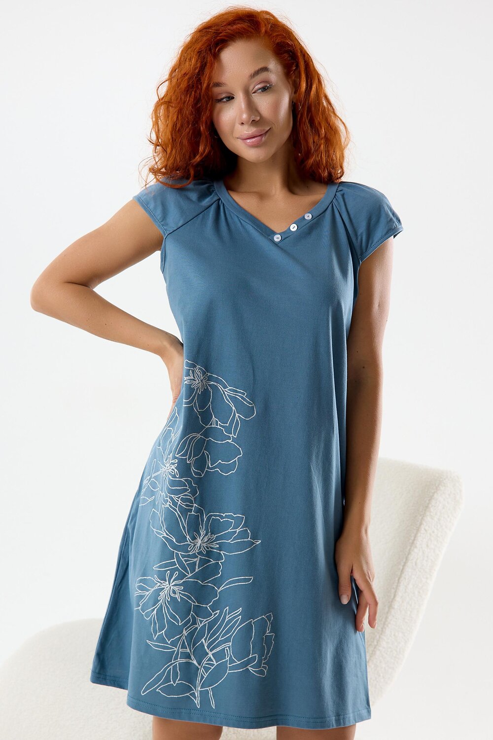 Lika Dress Сорочка 566659 10593 Индиго
